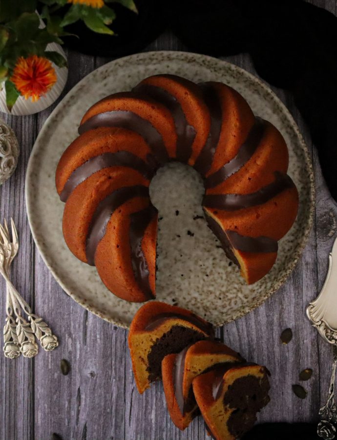 Kürbis-Marmorkuchen