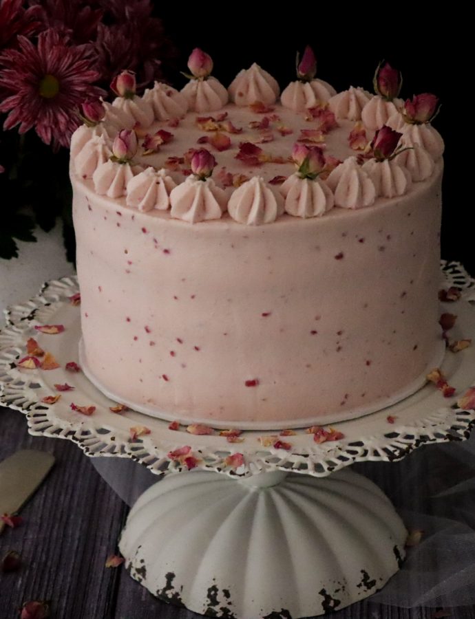 Kirsch-Mohn-Marzipantorte