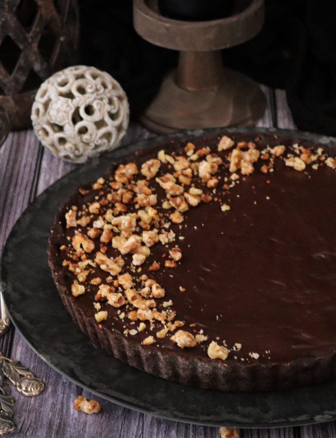 Schokolade-Walnuss-Tarte