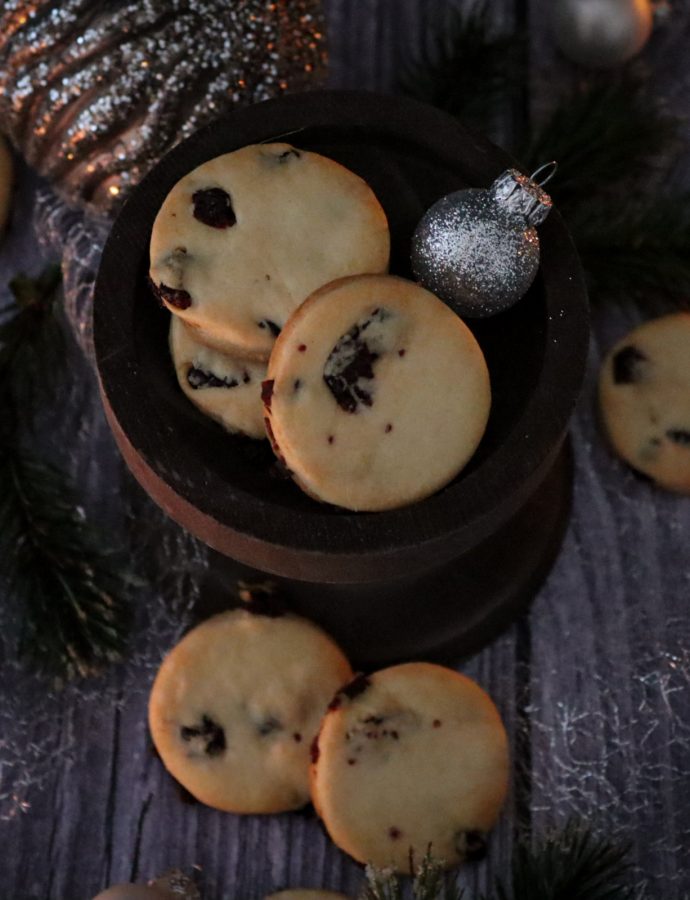 Cranberry-Ingwer-Plätzchen