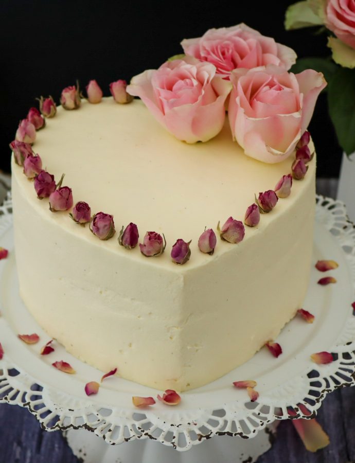 Maracuja-Himbeer Herztorte
